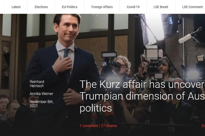 In den US-Medien war der Politik-Stil von Sebastian Kurz schon seit Längerem mit dem Trumpismus vergleichen worden.