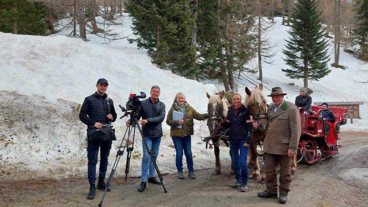 Das Filmteam des ORF war am Katschberg unterwegs