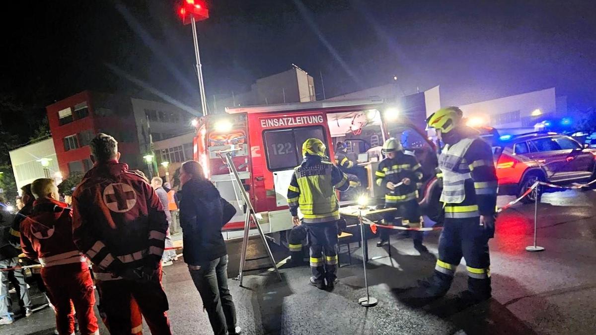 Elf Feuerwehren und das Rote Kreuz nahmen an der großangelegten Übung teil