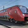 Ein Rendering des neuen Railjet-Doppeldeckers