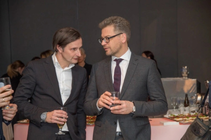 Styria-Vorstand Klaus Schweighofer im Gespräch mit K&amp;Ö-Chef Martin Wäg.