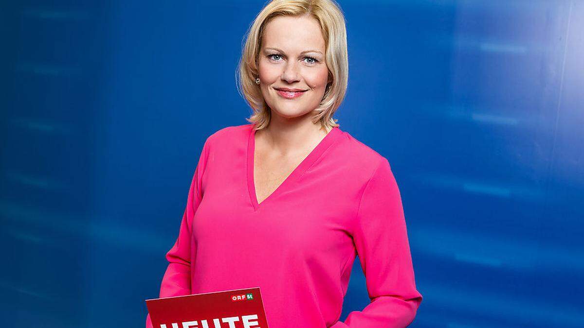 Renate Rosbaud hat Premiere als Moderatorin von ORF-Steiermark heute