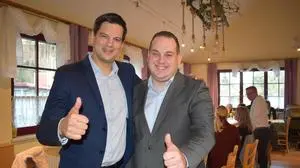 Hannes Amesbauer und Philipp Könighofer sind zufrieden