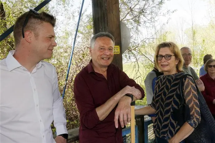 „Durch das letztjährige schwere Hochwasser kam es zu einer völligen Verlandung des sogenannten Franz-Kanals, welcher die Mariainsel vom Landgebiet trennt“, berichtete Günther Pedrotti im Rahmen des Freilegungs-Festes.
