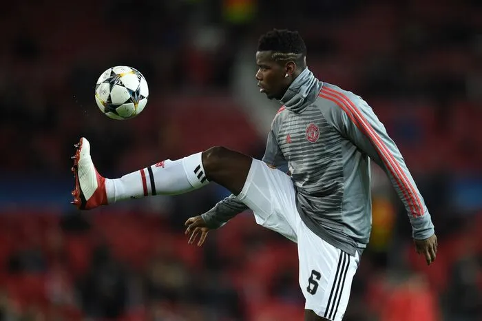 Paul Pogba beim Aufwärmen