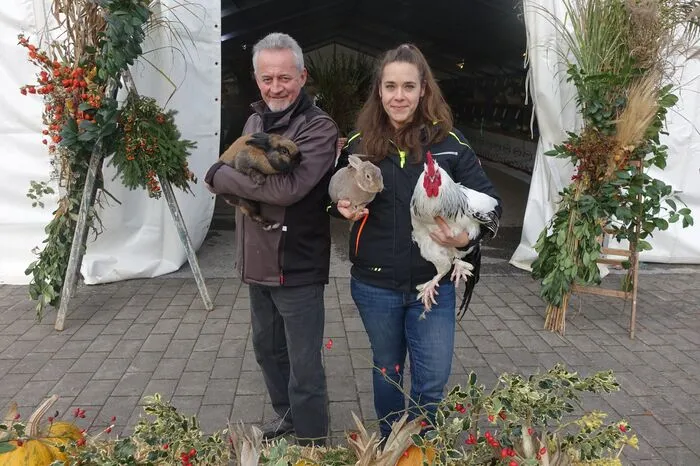 Josef Gallaun und Ramona Leber organisieren die Schau und sind selbst begeisterte Kleintierzüchter.