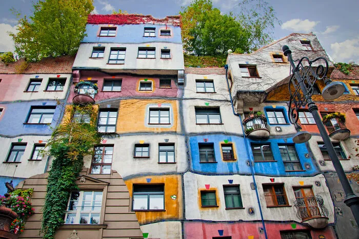 Hundertwasserhaus in Wien.