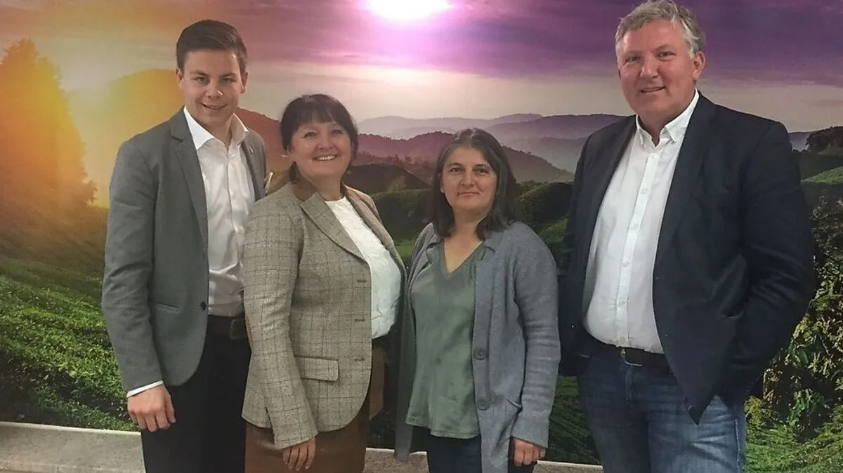 Daniel Miedl-Rissner, Manuela Khom, Claudia Sperl und Thomas Kalcher