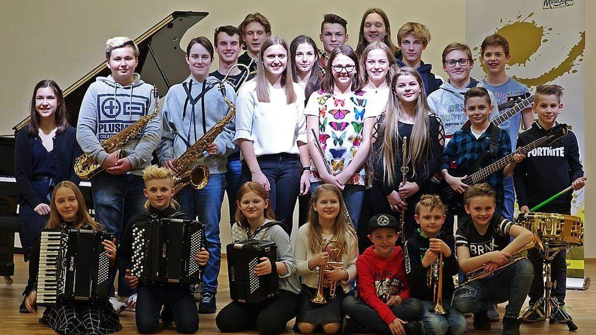 Die Schüler der Musikschule Wolfsberg 