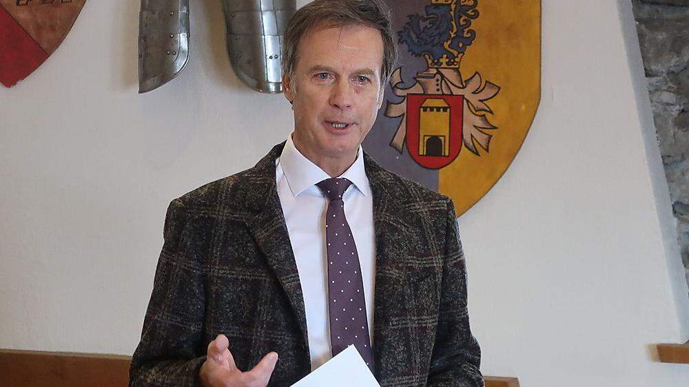 Bürgermeister Fritz Kratzer lud am Dienstag zum Neujahrsempfang auf die Burg