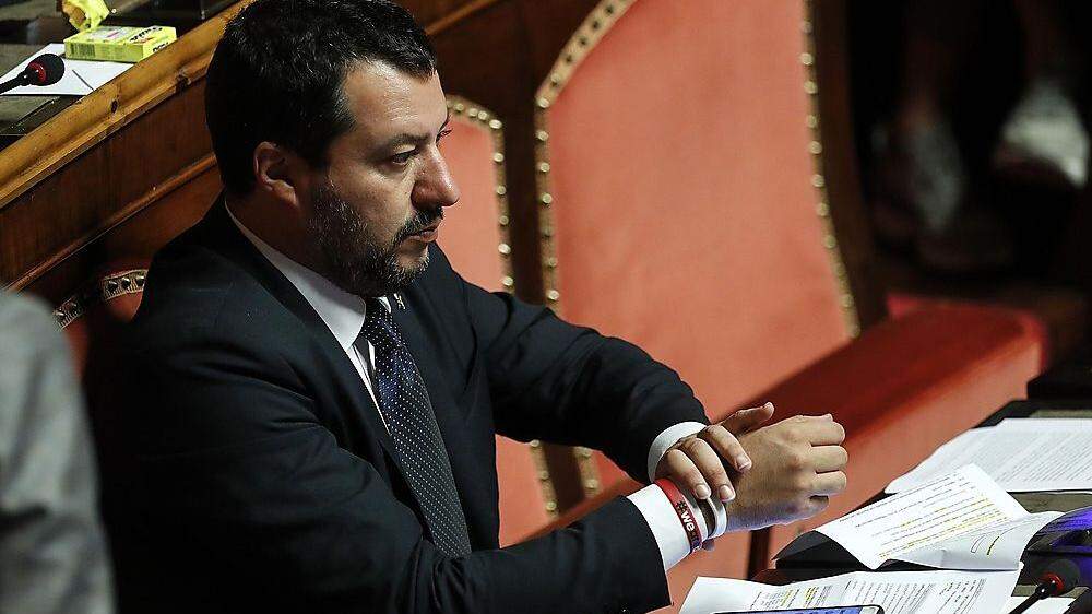 Der italienische Innenminister und Lega-Chef Matteo Salvini 