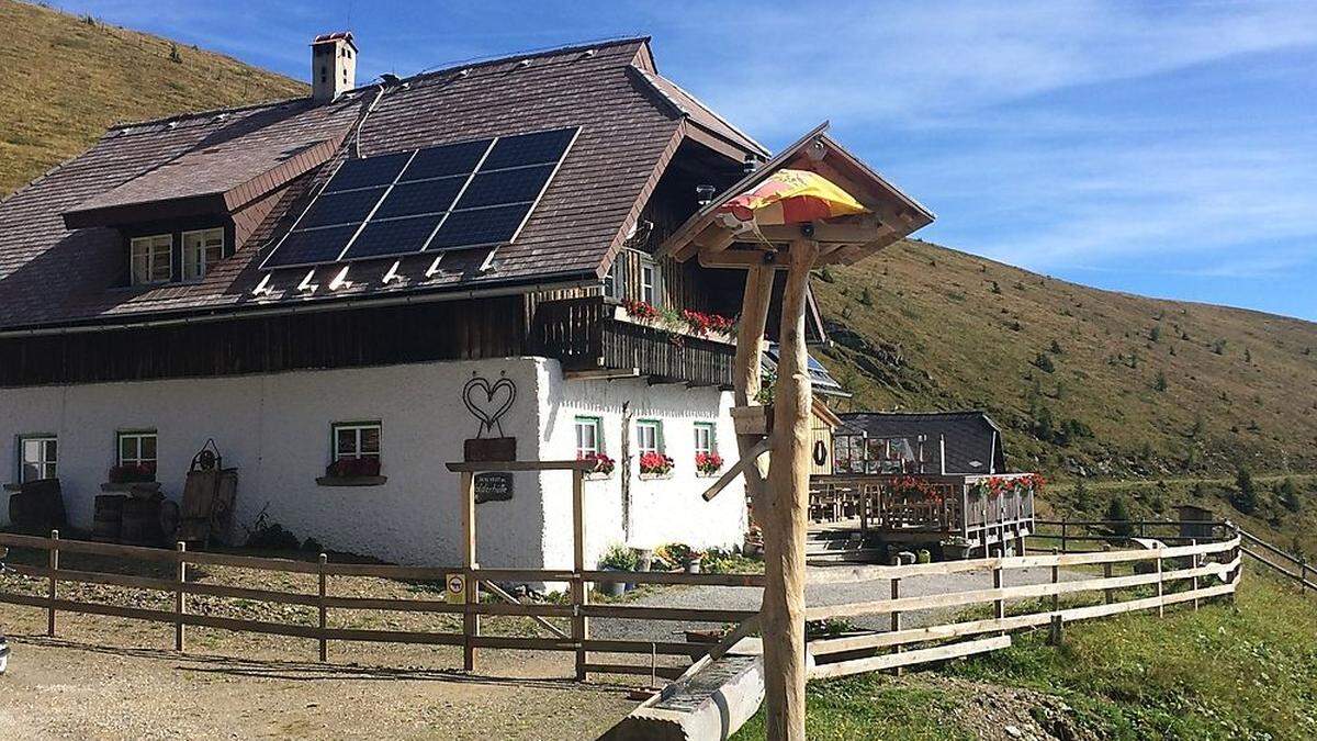 Die Walderhütte ist eine beliebter Einkehrtreffpunkt