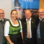 Bürgermeister Kurt Riemer, Claudia Oberhofer (JUFA), Bürgermeister Carsten Borchert (Jübar), Gernot Reitmaier (JUFA)