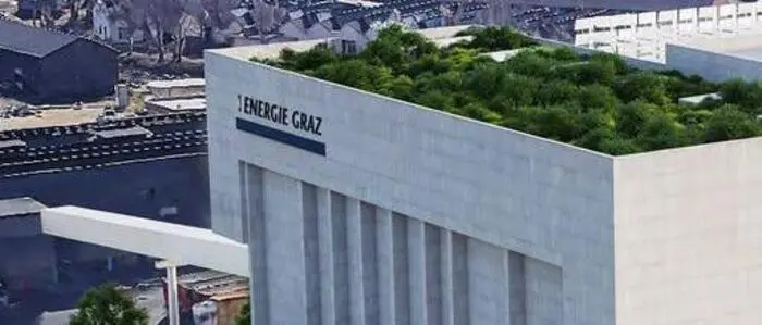 Darstellung des geplanten Energiewerkes in Graz vulgo Müllverbrennungsanlage