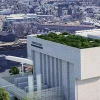 Darstellung des geplanten Energiewerkes in Graz vulgo Müllverbrennungsanlage