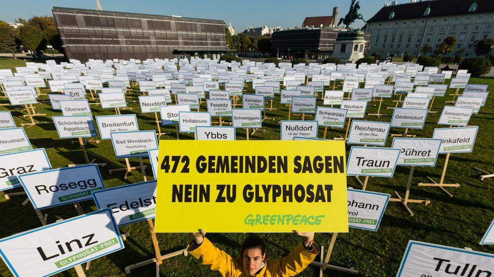 Greenpeace kämpft seit geraumer Zeit gegen Glyphosat