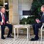 Wladimir Putin und Armin Wolf beim Interview im Kreml