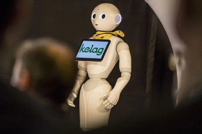 Kelag-Roboter Edi begrüßte die Gäste