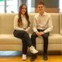 Viktoria Vidackovic und Julian Zefferer, Geschäftsführer der „Treberei“
