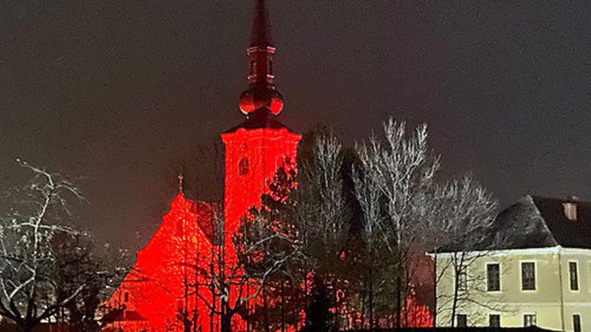 Die Pfarrkirche von Dechantskirchen ist auch heuer bei der Aktion dabei