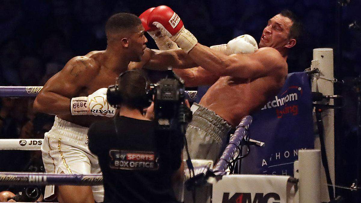 Anthony Joshua und Wladimir Klitschko