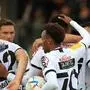 WOLFSBERG,AUSTRIA,17.SEP.22 - SOCCER - ADMIRAL Bundesliga, Wolfsberger AC vs TSV Hartberg. Image shows the rejoicing of WAC. Photo: GEPA pictures/ Mario Buehner