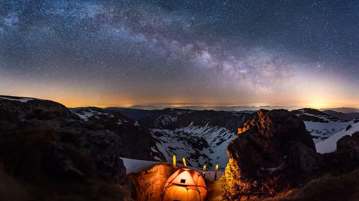 Das Siegerfoto: „Sternenzelt“ von Patrick Baumgartner