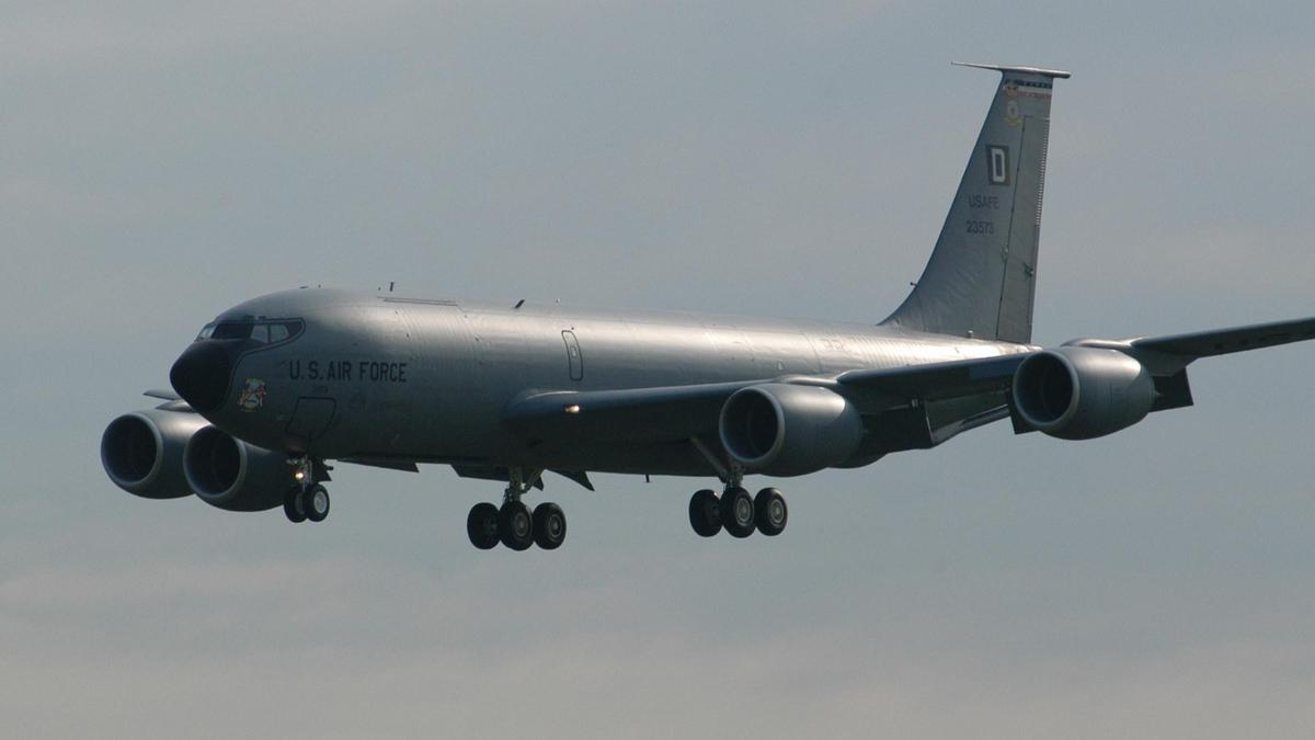 Archivbild von einer Boeing KC-135  „Stratotanker“ bei der Airpower 2005 in Zeltweg