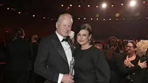 Stellan Skarsgård mit Ehefrau Megan Everett bei der Verleihung des 38. Europäischen Filmpreises 