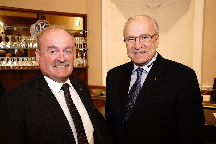 Hoher Besuch:  Horst Korenjak, Governor von Kärnten und Past World President Gunter Gasser
