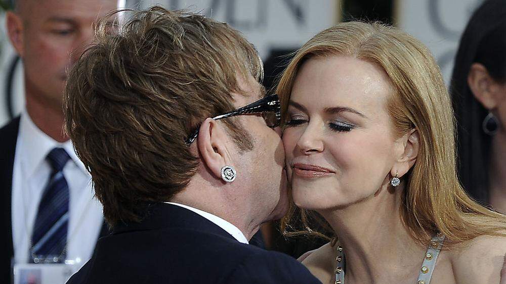 Elton John und Nicole Kidman treffen sich in Sanremo wieder 