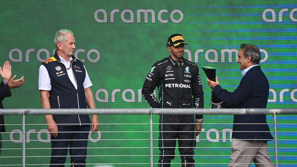 Angespannte Stimmung zwischen Helmut Marko und Lewis Hamilton.
