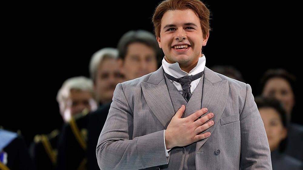 Tenor Pavel Petrov, seit zwei Jahren an der Grazer Oper engagiert, konnte sich über den dritten Platz freuen