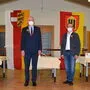 Zweiter Vizebürgermeister Manfred Slanitz, Bürgermeister Bernhard Sadovnik, Erster Vizebürgermeister Peter Hutter und Gemeindevorstand Christian Koren (von links)