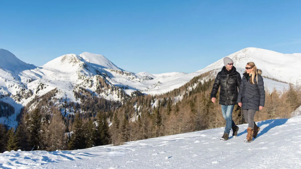 Winterwandern in Bad Kleinkirchheim.
