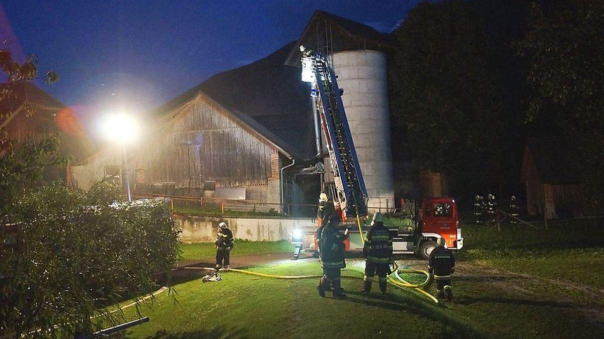 In Wackendorf bereiteten sich Feuerwehren für den Ernstfall vor