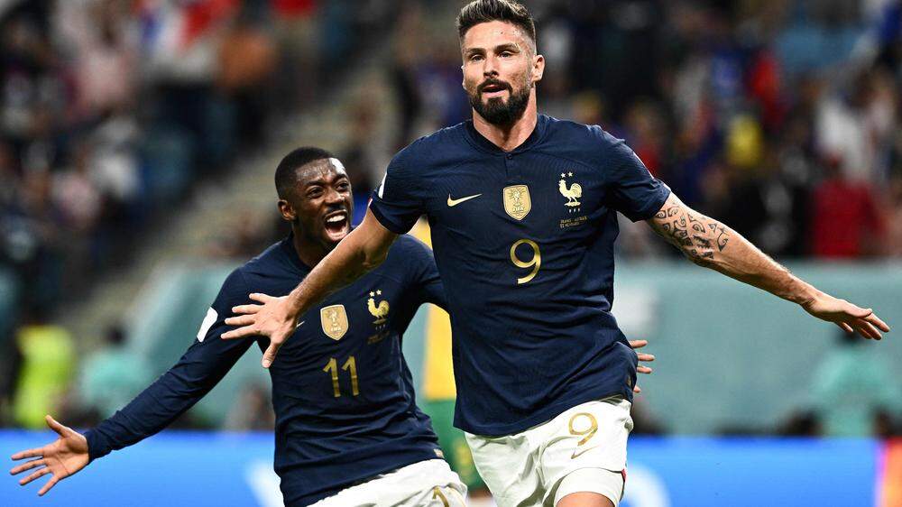 Frankreich besiegt Australien, Olivier Giroud traf doppelt