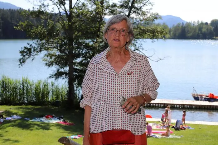 Start war beim Strandbad Maltschacher See wo die zahlreichen Gäste von Barbara Biller begrüßt wurden.