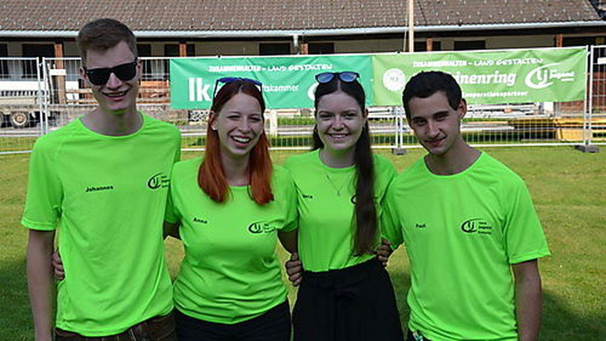 Das Team der Landjugend Guttaring holte sich Gold beim Bundesentscheid 4er-Cup 