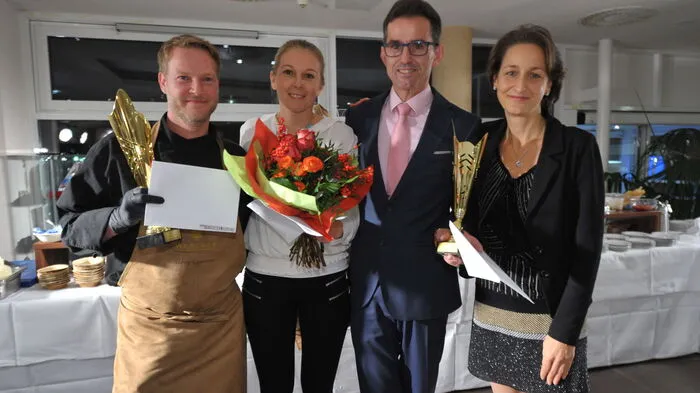 Küchenchef Georg Klammer, Marketing-Lady Stefanie Thaller, Restaurantchef Erwin Putzenbacher und General Manger und Geschäftsführerin Heidi Schaller (von links)