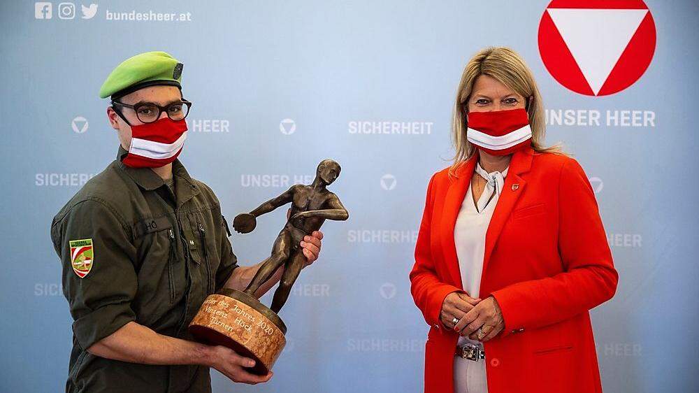 Vinzenz Höck (links) ist steirischer Sportler des Jahres