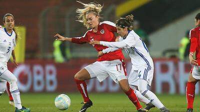 Sarah Puntigam erzielte das 1:0 für Österreich