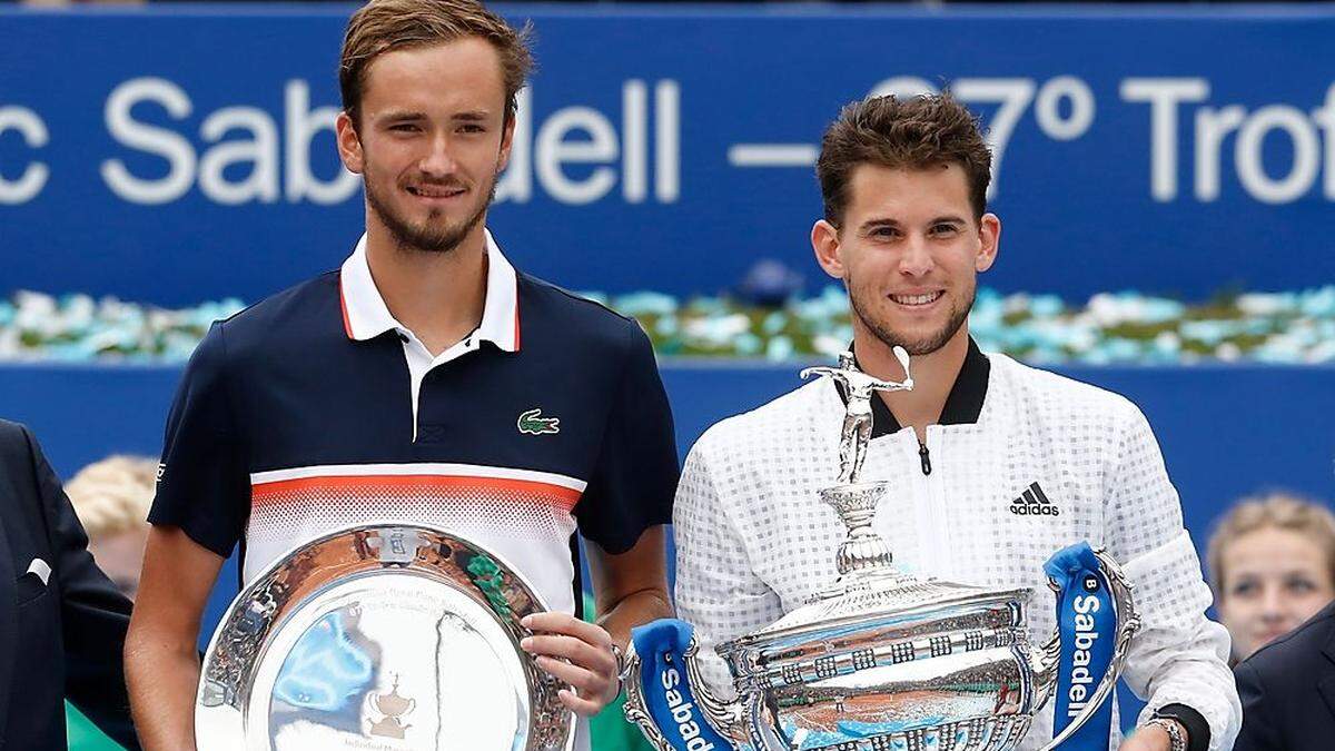 In Barcelona setzte sich Dominic Thiem gegen Daniil Medwedew im Finale durch