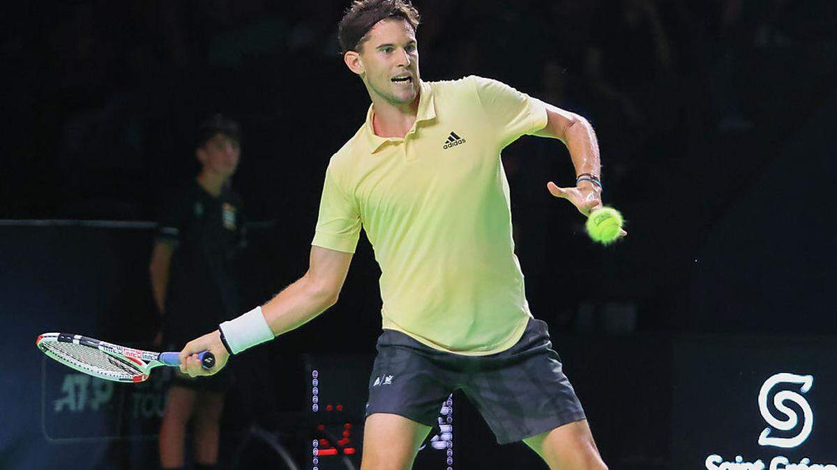 Dominic Thiem steht in Rennes im Viertelfinale.