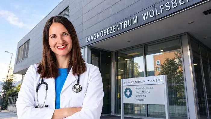 Silvia Gutschi-Dohr führt mit Internist Peter Lehner nun dessen Praxis beim Diagnosezentrum gemeinsam