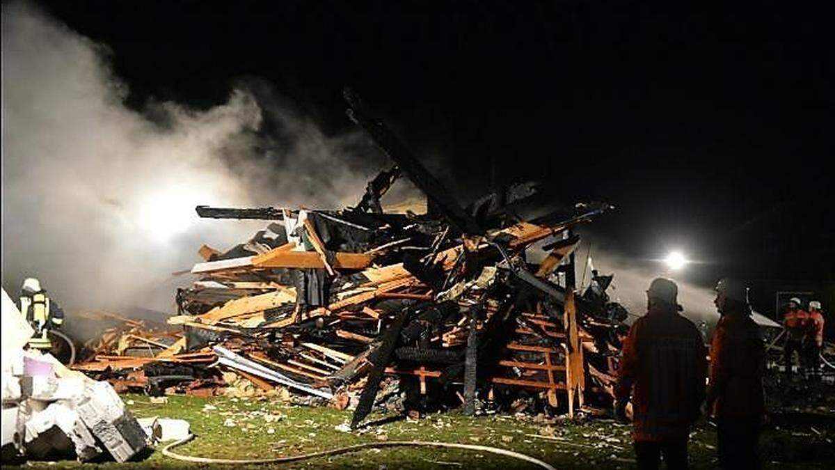 Das blieb vom Wohnhaus in Kalbe (Niedersachen)