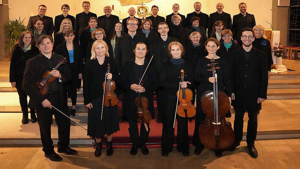 Der neue Chor &quot;Cantarmonie&quot; und die Kärntner BarockinstrumentalistInnen