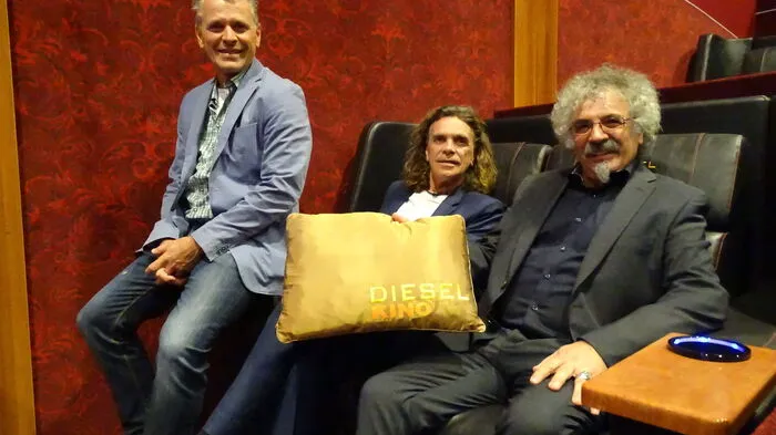 Ernst, Wolfgang und Andreas Diesel luden zur feierlichen Eröffnung ihres neuen Kinos in Lieboch.