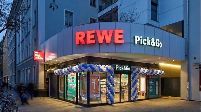 Der neue Rewe-Markt in München