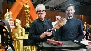 Wolfgang Puck und sein Sohn Byron 